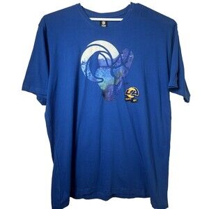 New Era Mens 3XL LA Rams Blue Big & Tall T-Shirt NFL Los Angeles XXXL